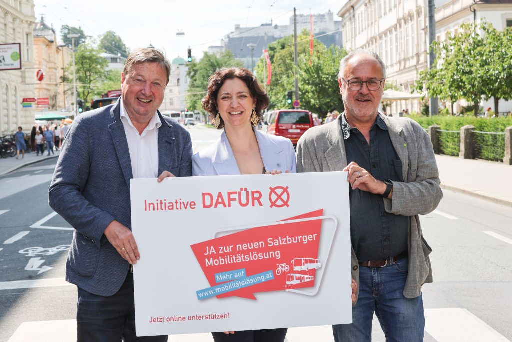 Initiative DAFÜR sagt JA zur neuen Salzburger Mobilitätslösung